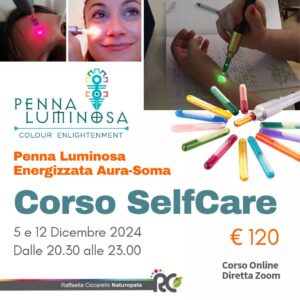 18 e 19 Febbraio /</br>Corso SelfCare - Penna Luminosa Energizzata Aura-Soma